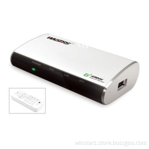 DLNA Receiver for 1,080p with Wireless AP, Network and USB Hub by Mobile or Tablet PC